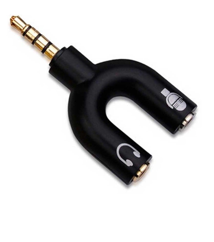 ADAPTADOR SEPARADOR AUDIO MICROFONO/AURI